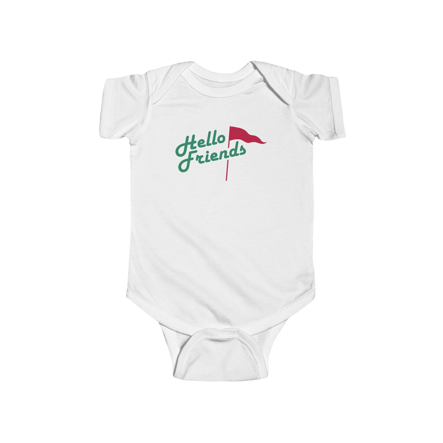 Hello Friends Baby Onesie