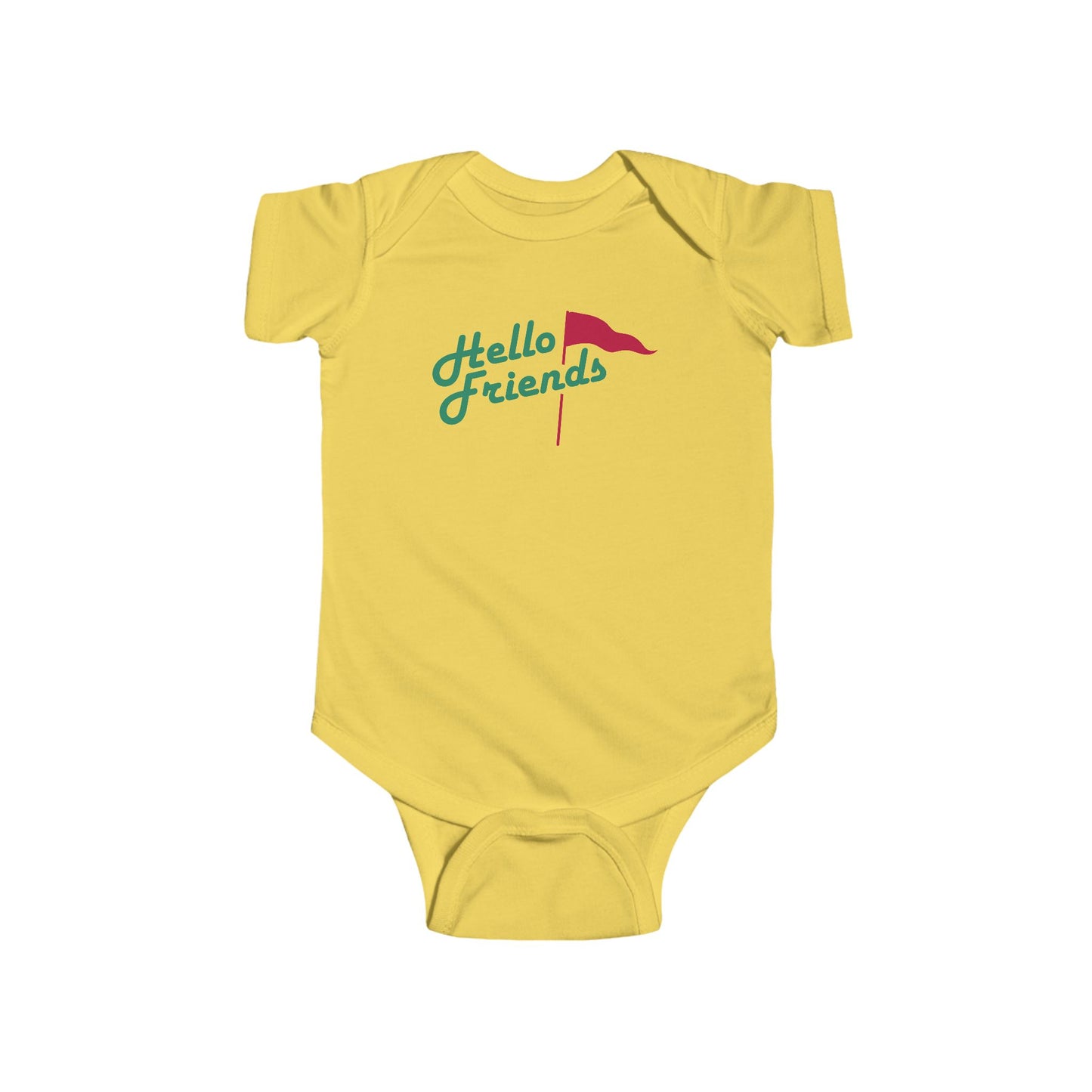 Hello Friends Baby Onesie