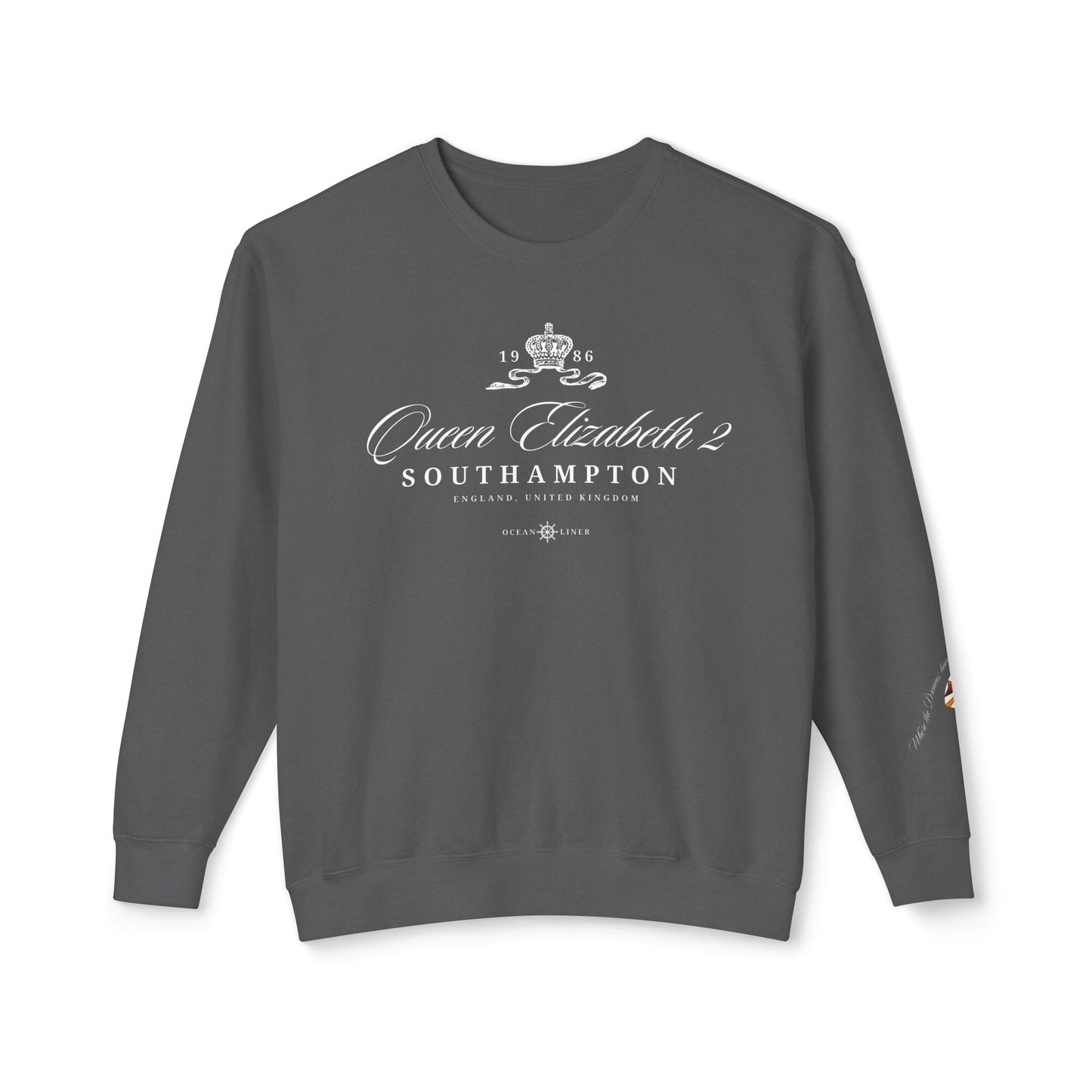 Queen Elizabeth Lightweight Crew (Sleeve Detail)