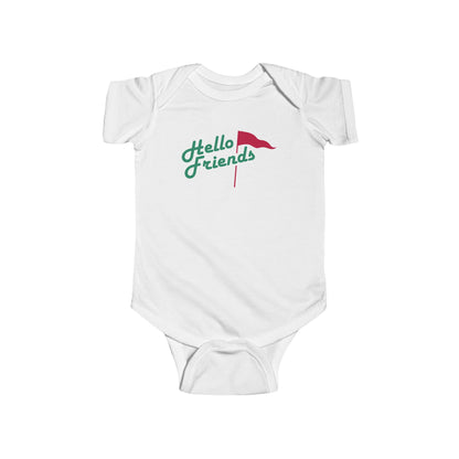 Hello Friends Baby Onesie