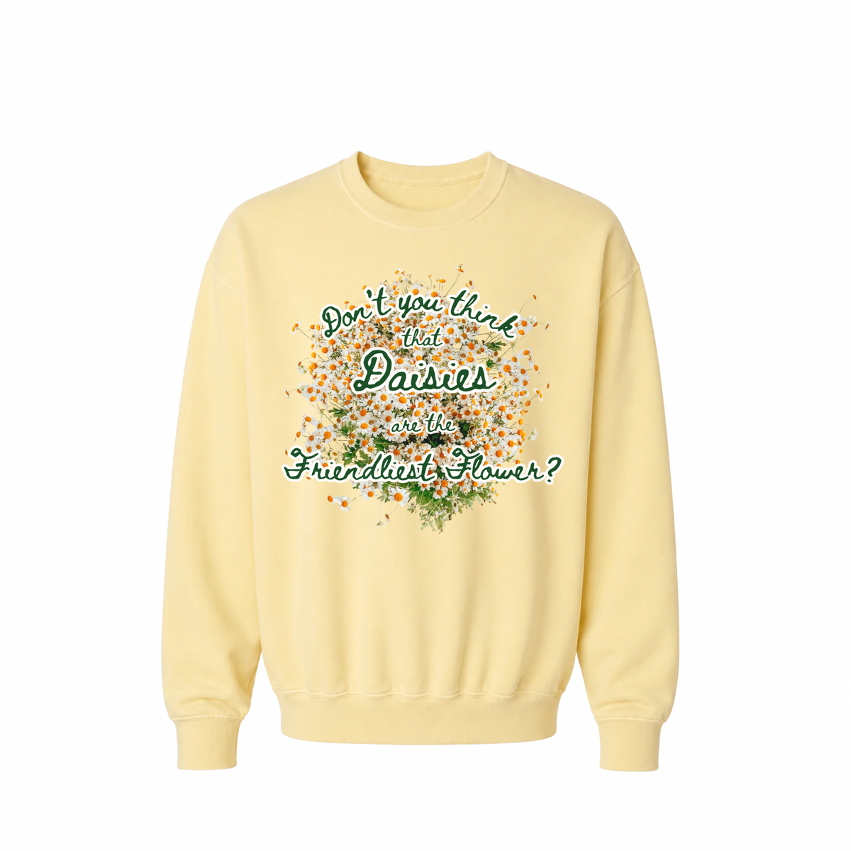 Friendly Daisies Lightweight Crew