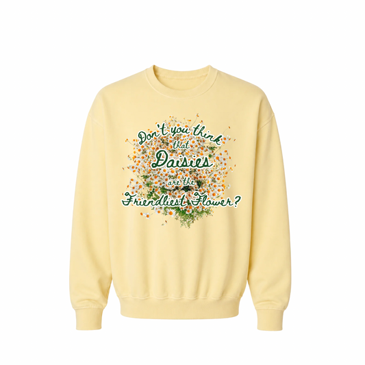 Friendly Daisies Lightweight Crew